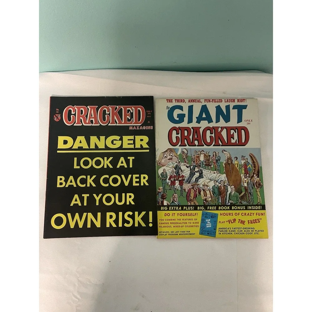 CRACKED Third Annual Edition 1965 + ‎ #60 May 1967 Lot of 2 GIANT